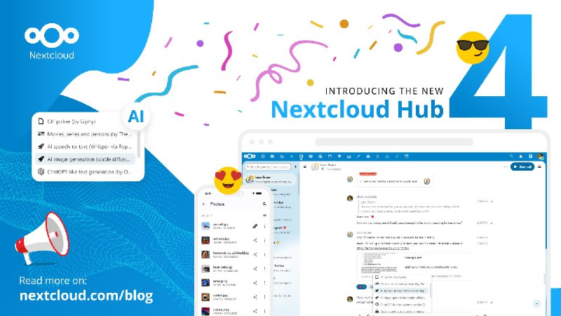 Nextcloud Hub 4 pioneers ethical AI integration - Nextcloud