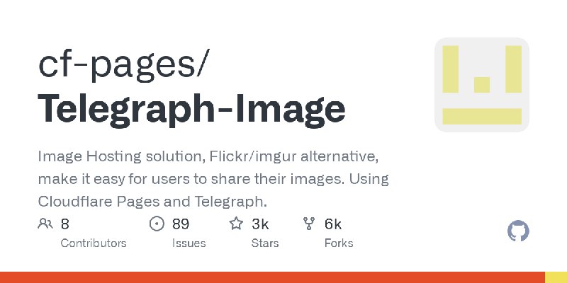 GitHub - cf-pages/Telegraph-Image: Image Hosting solution, Flickr/imgur alternative, make it easy for users to share their images.…