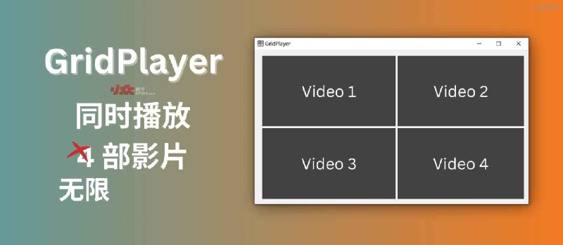 GridPlayer - 同时播放 X 部影片，就问你够不够？ - 小众软件