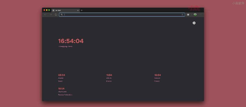 Mr Wolf - 一个简单的新标签页时区扩展[Chrome/Firefox] - 小众软件