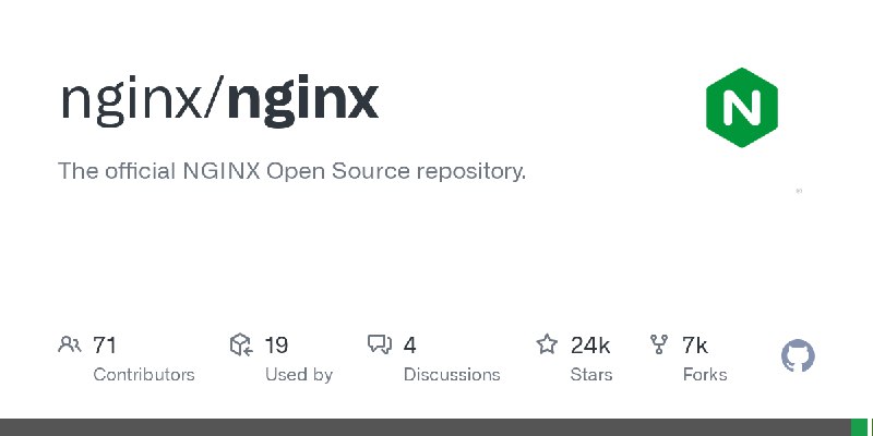 GitHub - nginx/nginx: The official NGINX Open Source repository.