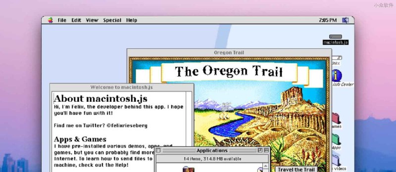 macintosh.js - 在现代 Windows、macOS、Linux 操作系统中模拟 1997 年的 Mac OS 8 - 小众软件