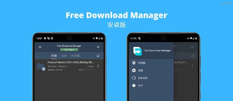 支持 BT 下载的 Free Download Manager 安卓版 - 小众软件