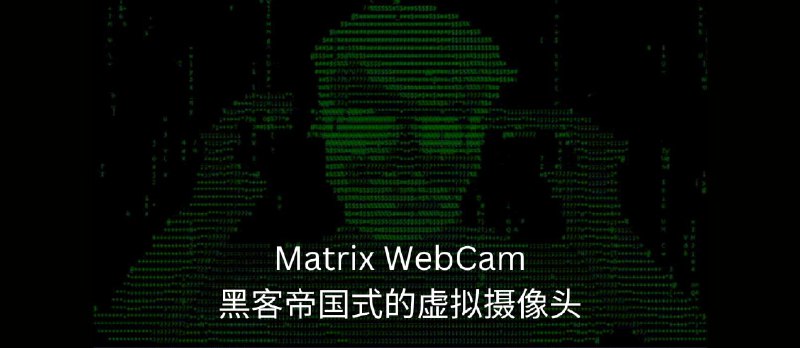 Matrix WebCam - 黑客帝国式的虚拟摄像头 - 小众软件