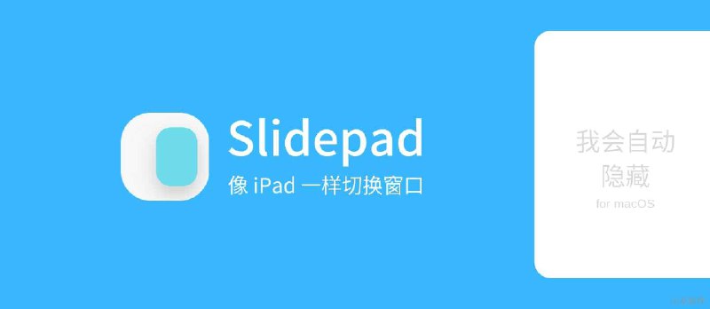 SlidePad - 能吸附在屏幕右侧，自动隐藏的迷你浏览器，像 iPad 一样切换窗口[macOS] - 小众软件