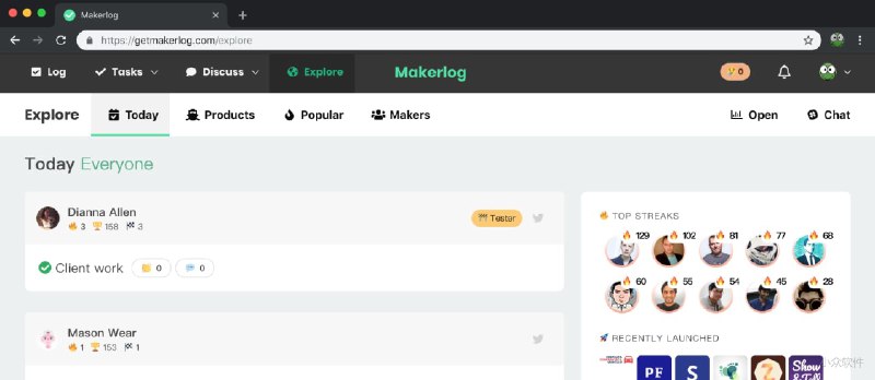 Makerlog - 大型多人任务管理（todo）现场，奇特的社交网站 - 小众软件