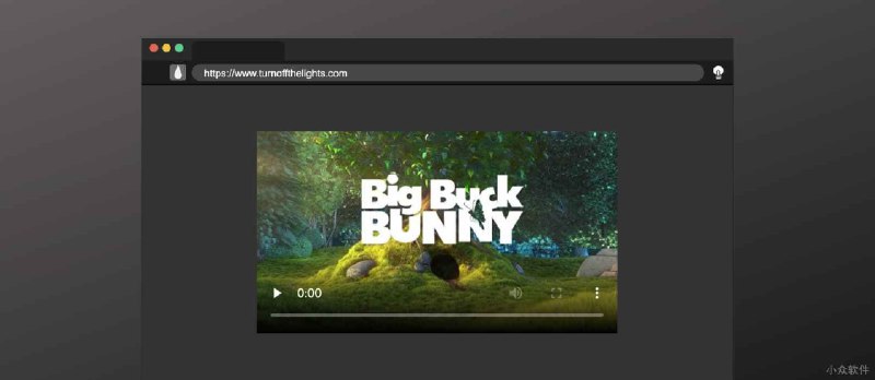 关灯看视频 - 观看视频时自动调暗页面[跨浏览器] - 小众软件