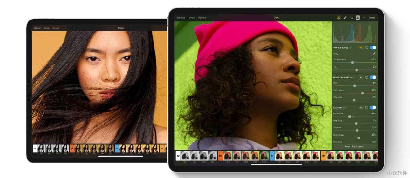 iPad 生产力应用，照片编辑工具 Pixelmator Photo 限免 - 小众软件
