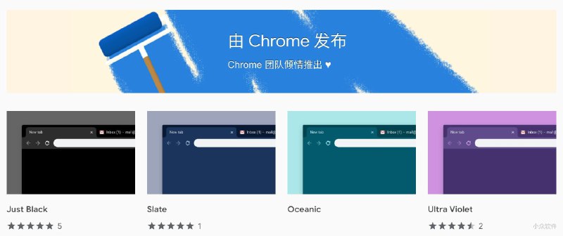Chrome 团队倾情推出 14 款精美 Chrome 主题 - 小众软件