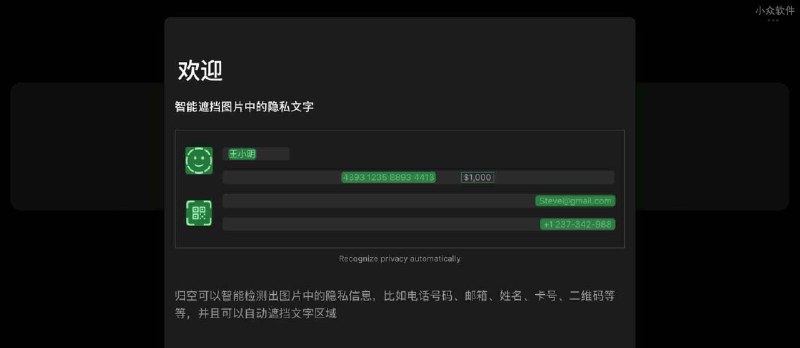 DAMA - 为图片自动打码，智能识别身份证号、手机号、人脸等隐私内容[iPhone] - 小众软件