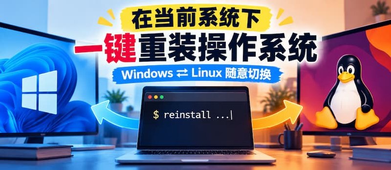 reinstall：操作系统自己重装自己？这个开源项目有点神奇 - 小众软件