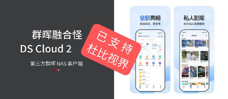 从800元二手群晖到杜比视界:程序员自研 App 的进化史|缝合怪 DS Cloud 有更新 - 小众软件