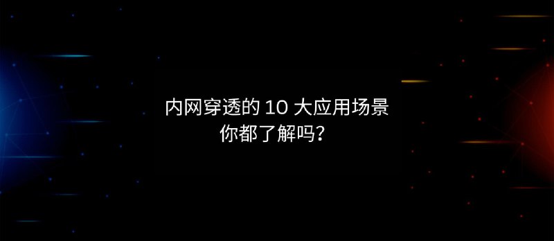内网穿透的 10 大应用场景，你都了解吗？ - 小众软件