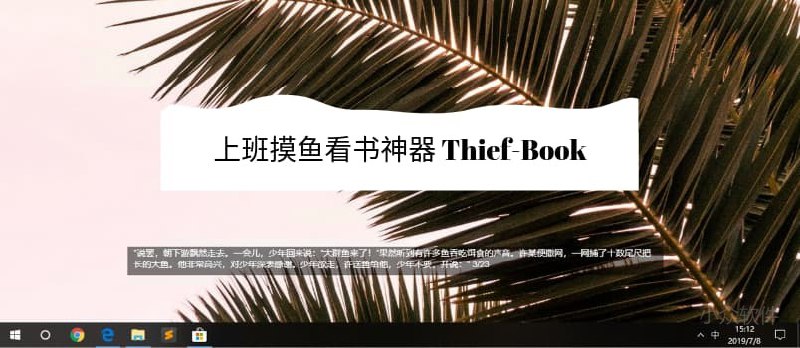 Thief-Book - 上班摸鱼神器：在屏幕小区域上阅读小说[Win/macOS/VS Code] - 小众软件