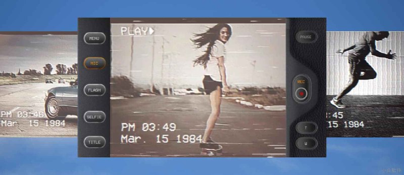 1984 Cam - 80年代家庭录像风格的 Android 怀旧相机 - 小众软件