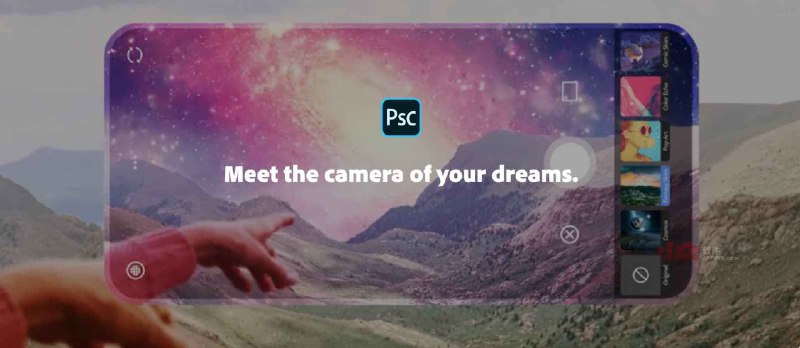 Photoshop Camera - Adobe 发布免费相机应用，可直接套用 Ins 名人滤镜 - 小众软件