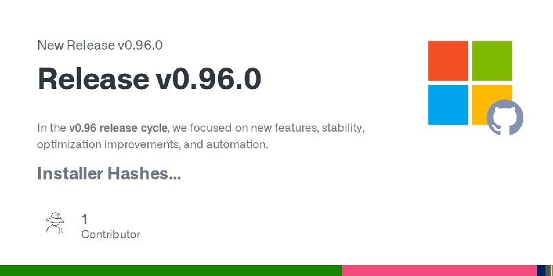 Release Release v0.96.0 · microsoft/PowerToys