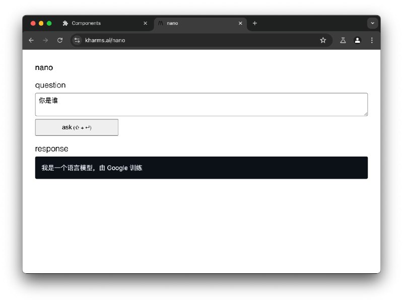 在 Google Chrome Dev 中开启 Gemini Nano 之后，可以通过 