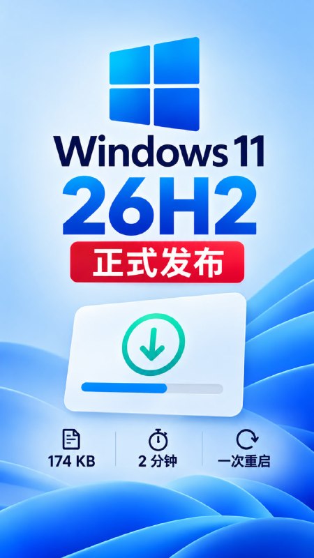 Windows 11 26H2 正式发布
