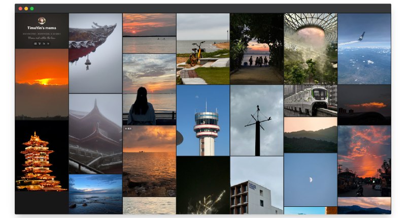ChronoFrame – 自托管个人画廊，支持 LivePhoto、EXIF 解析、照片地图、在线管理照片ChronoFrame 是一款开源的个人画廊工具，需要自托管