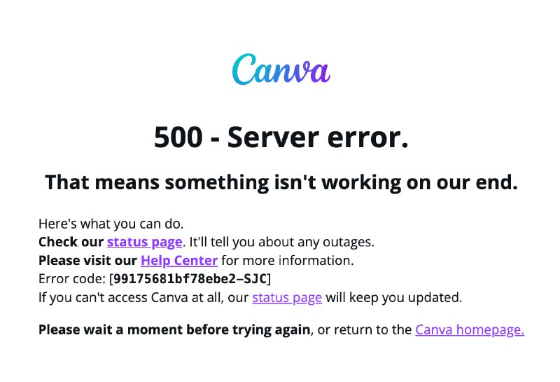 Canva 因 AWS 美東機房问题，全线罢工