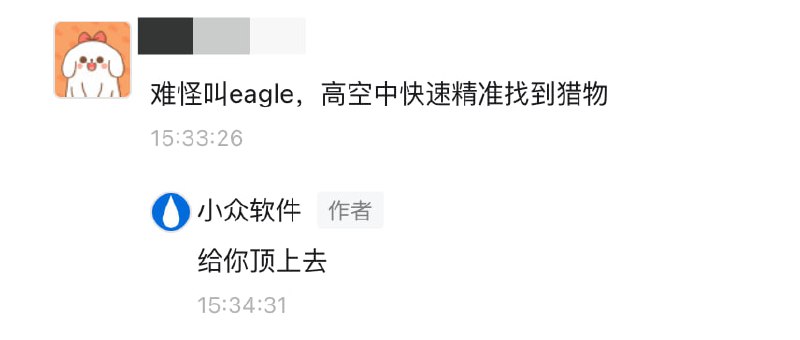 针对 Eagle，有网友评论：