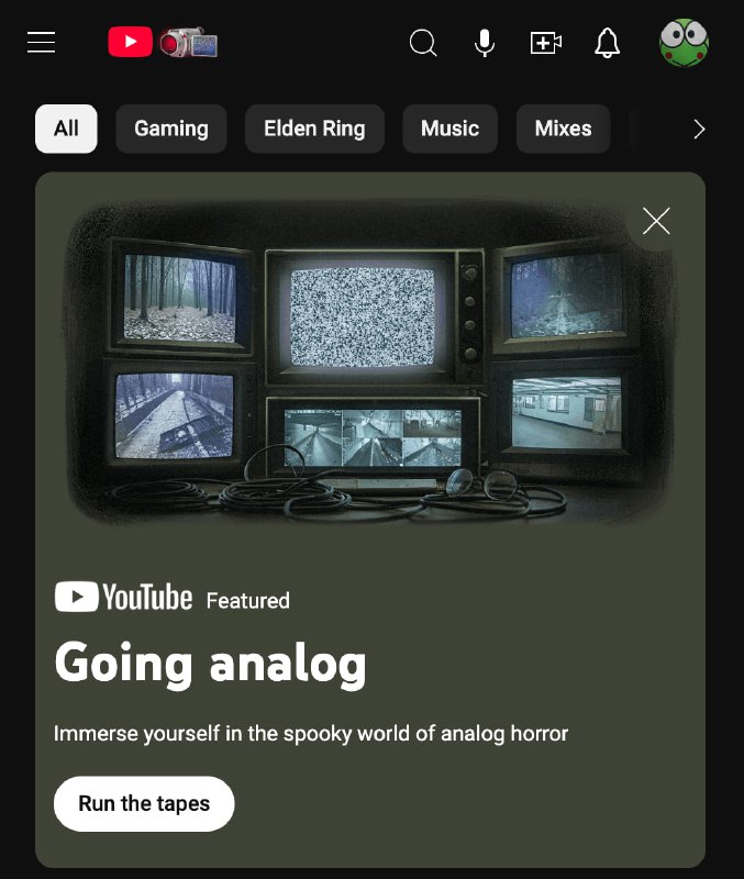 YouTube 首页 Logo 变成这样了