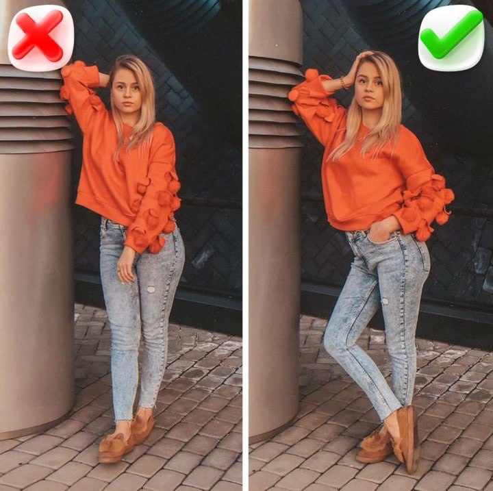 这个账号不错，可以学习一下：拍照如何摆 POSE 