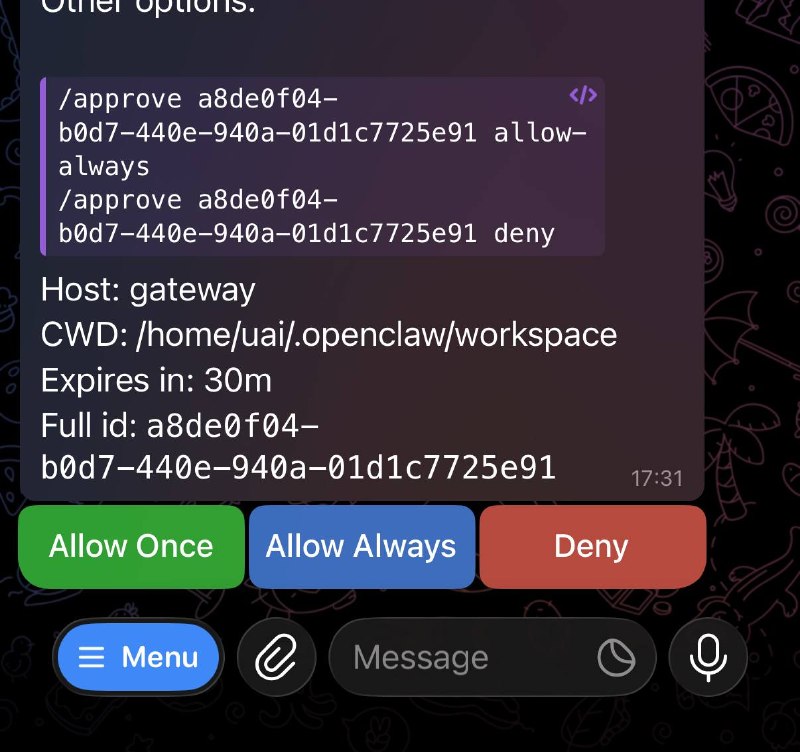 最新 OpenClaw 2026.3.31 审批按钮变漂亮了