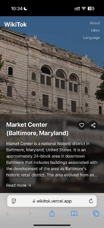 像刷视频一样刷维基百科