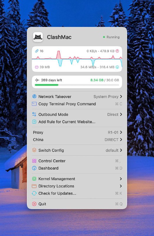 ClashMac 发布了 26.3 正式版，新增 连接拓扑图：自研全原生 macOS 平台流量拓扑图，一眼看清数据从哪来、走哪去颜值上来了