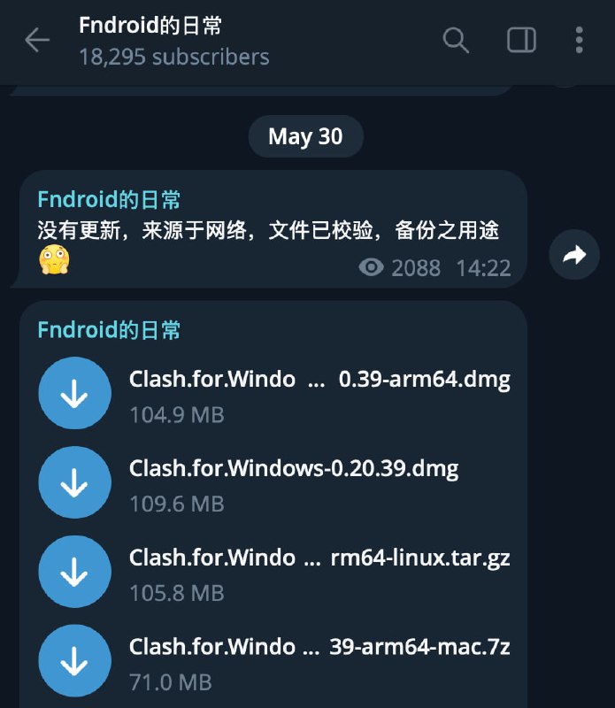 原 Clash.for.Windows 开发者自己备份了自己？