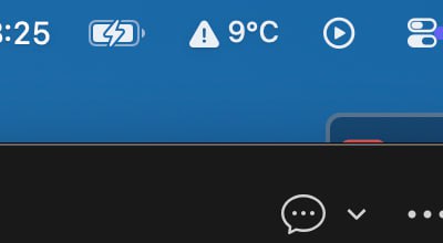 这符号我以为电脑坏了 🙈 想了半天是降温了